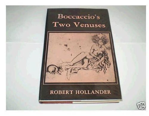 Beispielbild fr Boccaccio's Two Venuses zum Verkauf von Better World Books