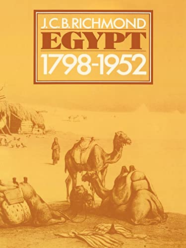 Imagen de archivo de Egypt: 1798-1952 a la venta por Book Bear