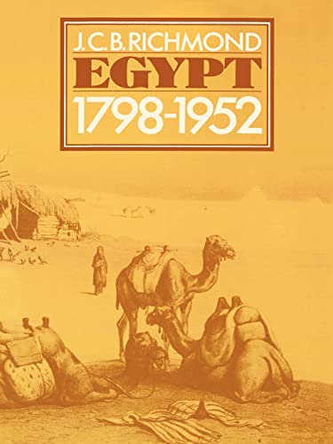 Stock image for Egypt: 1798-1952 for sale by Book Bear