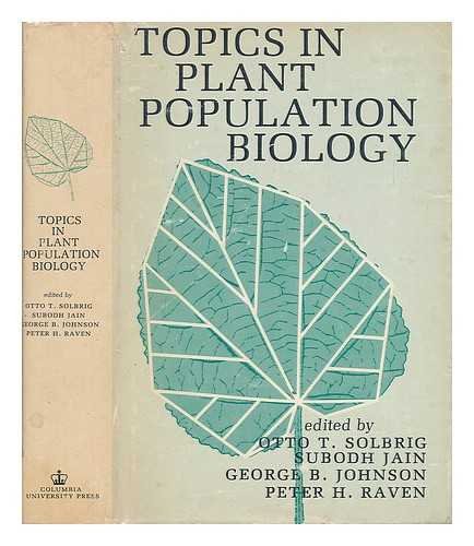 Beispielbild fr Topics in Plant Population Biology zum Verkauf von Better World Books