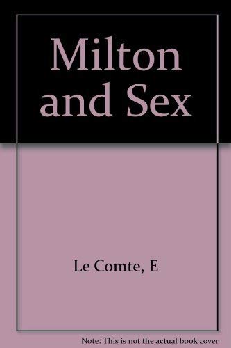 Beispielbild fr Milton and Sex zum Verkauf von ralfs-buecherkiste