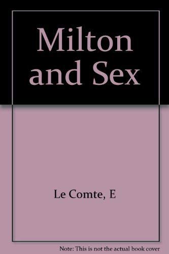 Stock image for Milton and Sex for sale by Better World Books