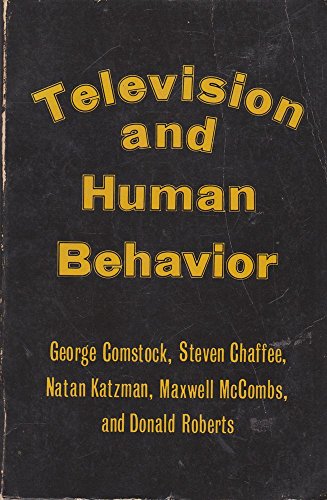 Stock image for Television and Human Behavior for sale by Boards & Wraps