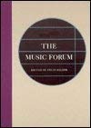 9780231047203: The Music Forum: v. 5