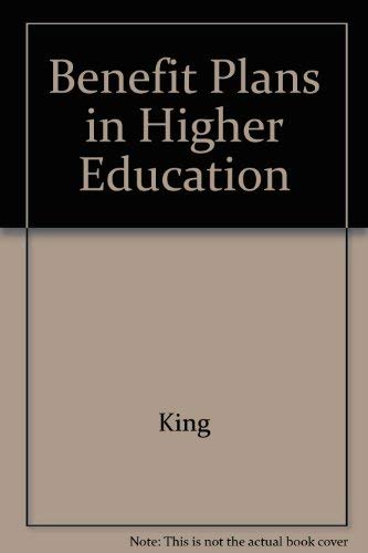 9780231049146: Benefit Plans in Higher Education