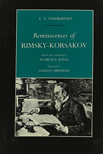 Beispielbild fr Reminiscences of Rimsky-Korsakov by V. V. Yastrebtsev zum Verkauf von HALCYON BOOKS