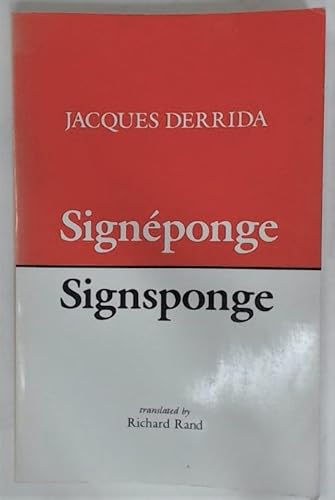 Beispielbild fr Signeponge-Signsponge zum Verkauf von ThriftBooks-Dallas