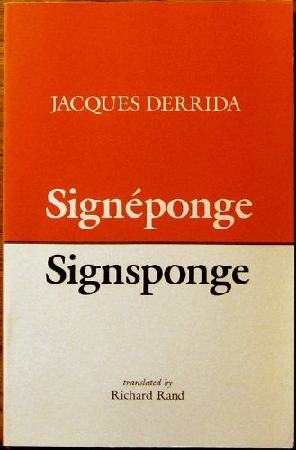 Imagen de archivo de Signeponge-Signsponge a la venta por ThriftBooks-Dallas