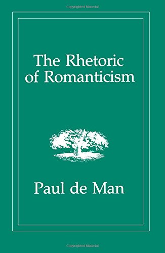 Stock image for The Rhetoric of Romanticism for sale by HPB-Movies