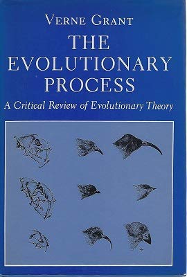 Imagen de archivo de The Evolutionary Process: A Critical Review of Evolutionary Theory a la venta por HPB-Red