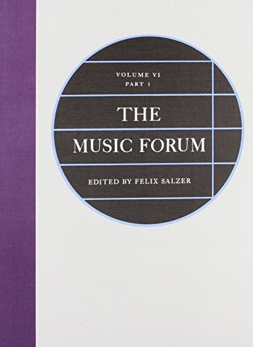 The Music Forum (9780231058322) by Mitchell, William; Salzer, Felix