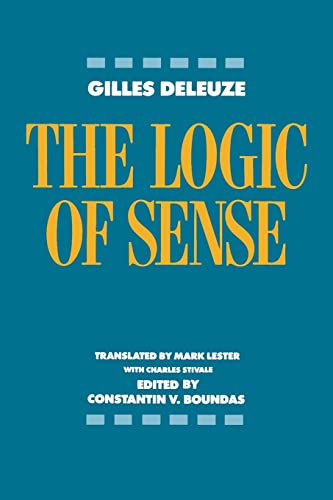 Stock image for The Logic of Sense for sale by Blackwell's