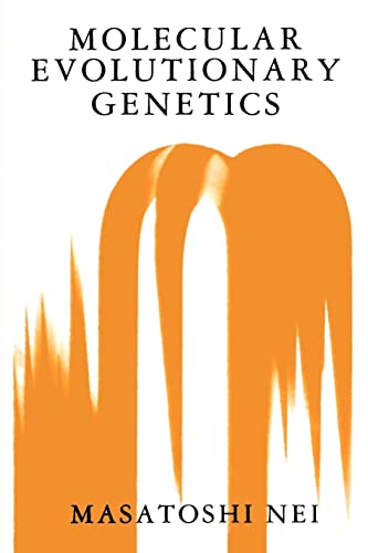 Imagen de archivo de Molecular Evolutionary Genetics a la venta por Wonder Book