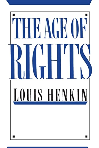 Imagen de archivo de The Age of Rights a la venta por SecondSale