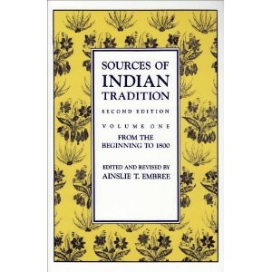 Stock image for Sources of Indian Tradition : From the Beginning to 1800 for sale by Better World Books