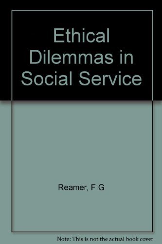 Beispielbild fr Ethical Dilemmas in Social Service zum Verkauf von Better World Books