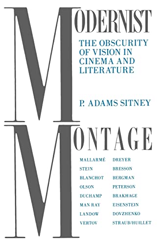 Imagen de archivo de Modernist Montage: The Obscurity of Vision in Cinema and Literature a la venta por SecondSale