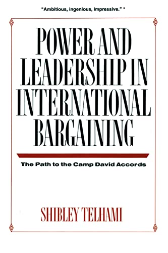 Beispielbild fr Power and Leadership in International Bargaining: The Path to the Camp David Accords zum Verkauf von HPB-Red