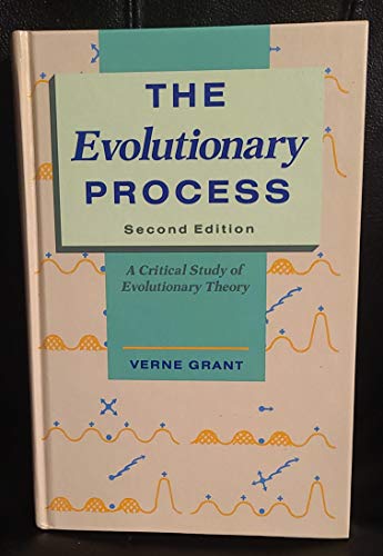 Imagen de archivo de The Evolutionary Process: A Critical Study of Evolutionary Theory a la venta por WeSavings LLC