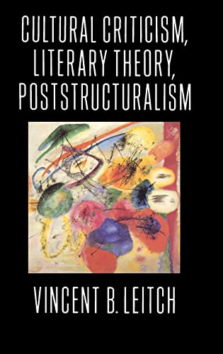 Beispielbild fr Cultural Criticism, Literary Theory, Poststructuralism. zum Verkauf von Plurabelle Books Ltd