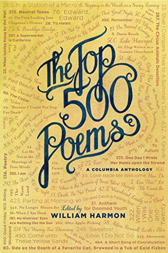 9780231080286: The Top 500 Poems (Columbia Anthologies)