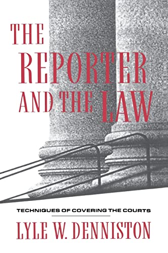 9780231080316: The Reporter & the Law – Techniques of Covering the Courts (Paper) (Morningside Book S)