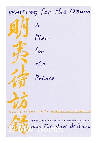 9780231080965: Waiting for the dawn: A plan for the Prince (Translations from the Asian classics)