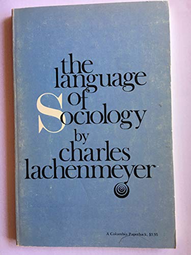 Stock image for The Language of Sociology for sale by Redux Books