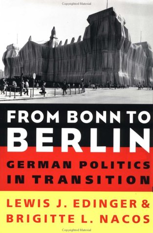 Imagen de archivo de From Bonn To Berlin-German Politics In transition a la venta por Foxtrot Books