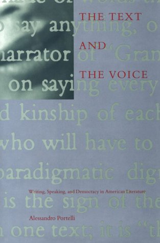 Imagen de archivo de The Text and the Voice a la venta por Dunaway Books