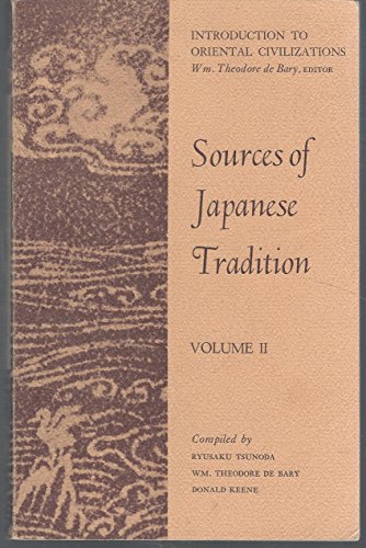 9780231086059: Sources of Japanese Tradition: 1600 to 2000