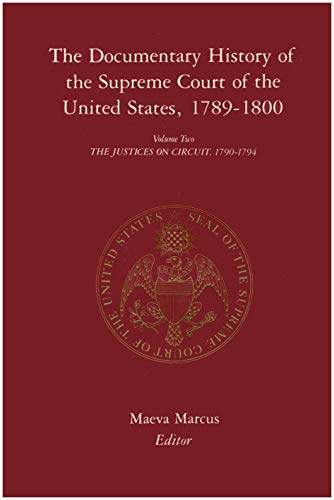9780231088695: The Documentary History of the Supreme Court of the United States, 1789-1800: Volume 2