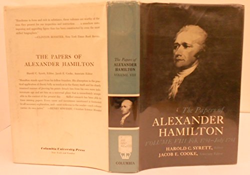 The Papers of Alexander Hamilton Vol 8 - Syrett, Harold C.