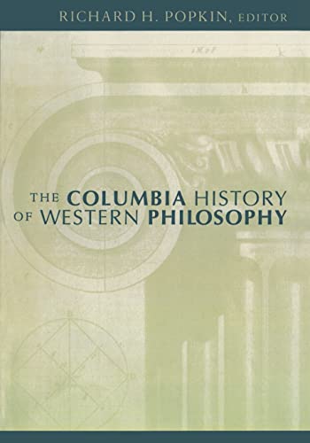 Beispielbild fr The Columbia History of Western Philosophy zum Verkauf von Better World Books
