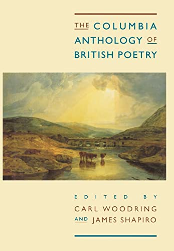 Beispielbild fr COLUMBIA ANTHOLOGY OF BRITISH POETRY zum Verkauf von WONDERFUL BOOKS BY MAIL