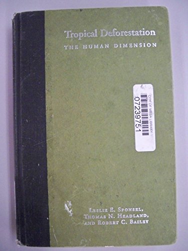 Stock image for Tropical Deforestation: The Human Dimension for sale by JuddSt.Pancras