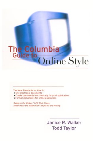 Beispielbild fr Columbia Guide to Online Style zum Verkauf von ilcampo