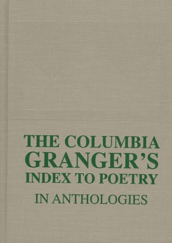 9780231110389: The Columbia Granger's Index to Poetry