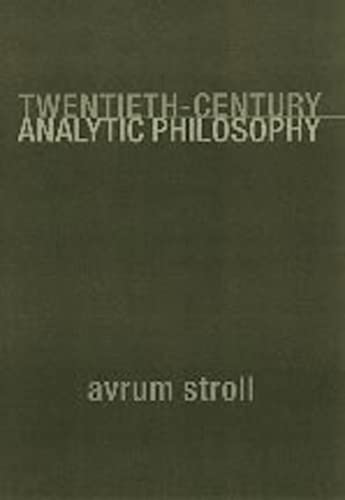 Beispielbild fr Twentieth-Century Analytic Philosophy zum Verkauf von Montana Book Company
