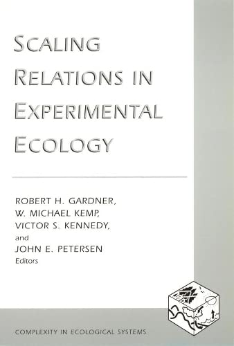 Beispielbild fr Scaling Relations in Experimental Ecology zum Verkauf von Midtown Scholar Bookstore