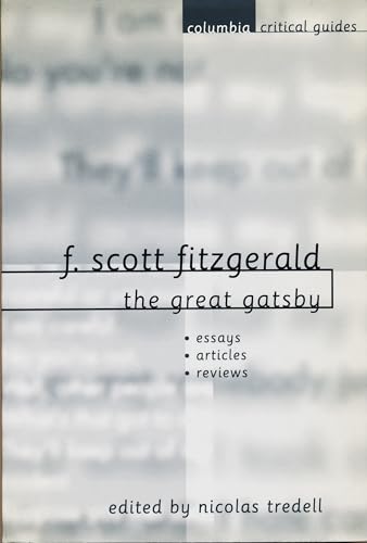 Stock image for F. Scott Fitzgerald: The Great Gatsby for sale by Wonder Book