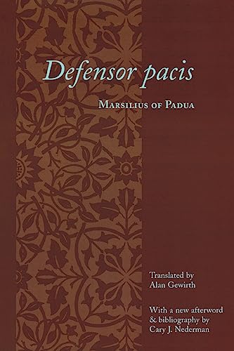 9780231123556: Defensor Pacis – Marsilius of Padua (Records of Western Civilization Series)