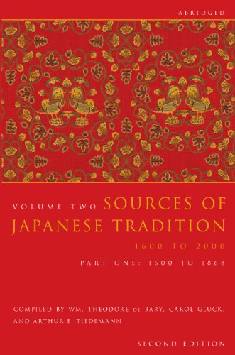 9780231139168: Sources of Japanese Tradition: 1600 to 2000: 1600 to 2000; Part 2: 1868 to 2000