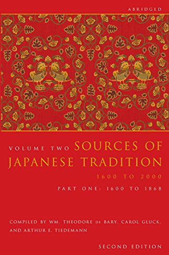 Imagen de archivo de Sources of Japanese Tradition, Abridged - 1600 to 2000; Part 2: 1868 to 2000 a la venta por PBShop.store US