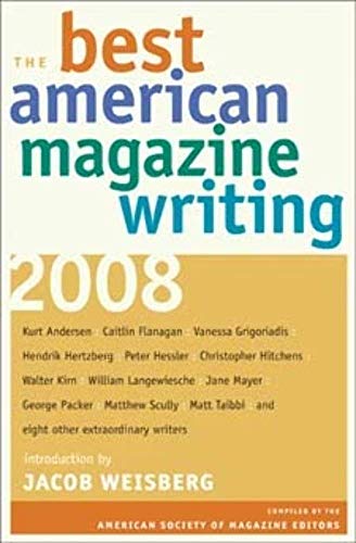 Stock image for The Best American Magazine Writing for sale by WorldofBooks