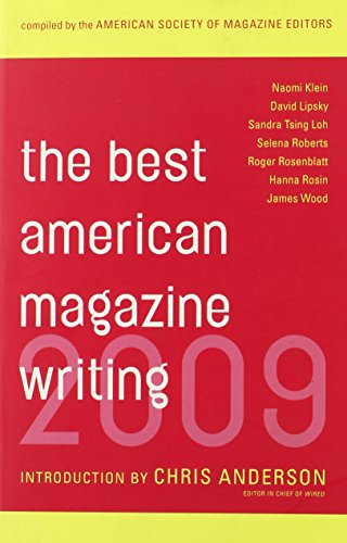 Beispielbild fr The Best American Magazine Writing 2009 zum Verkauf von The Book Cellar, LLC