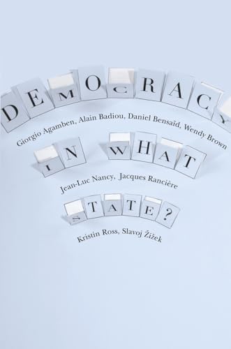 Imagen de archivo de Democracy in What State? (New Directions in Critical Theory, 11) a la venta por SecondSale