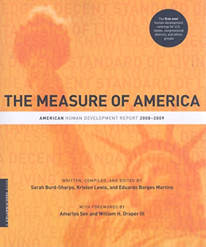 9780231154956: The Measure of America: American Human Development Report, 2008-2009 (A Columbia / SSRC Book)