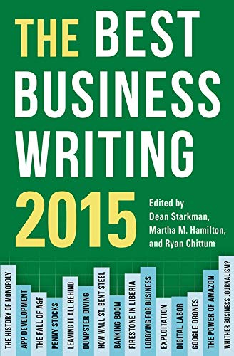 Beispielbild fr The Best Business Writing 2015 zum Verkauf von Better World Books: West