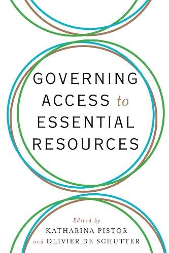 Beispielbild fr Governing Access to Essential Resources zum Verkauf von Blackwell's